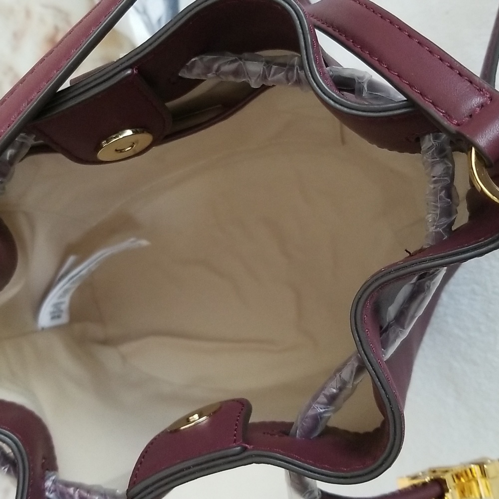 New Ralph Lauren Andie Drawstring Bag - Picture 10 of 13